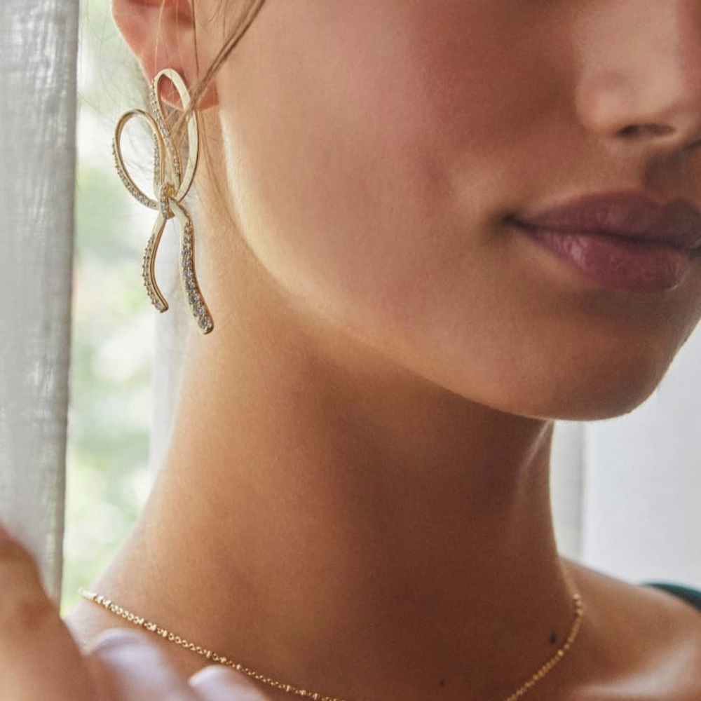 Kendra Scott - Sasha Gold Statement Earrings